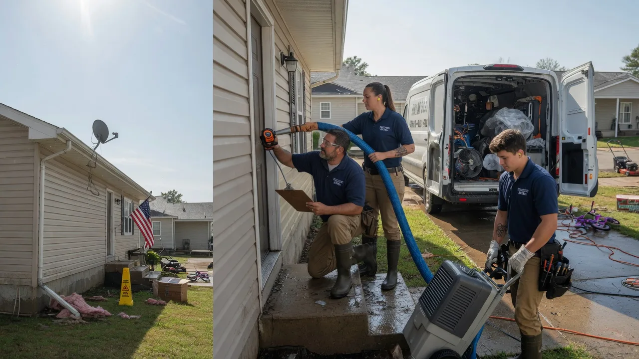 Ceiling Water Damage Restoration in Petersburg, PA near me